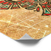 Kratzerte und abgetragene Haida zwei geheuerte Spi Poster (Ecke)