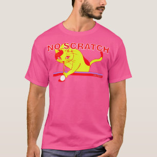 Kratzfreser Billard Katze Pool Tisch T-Shirt