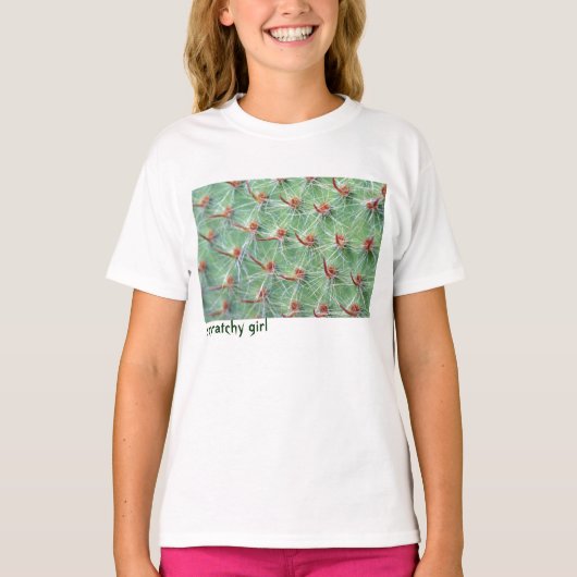 kratziges Mädchen T-Shirt (Vorderseite)