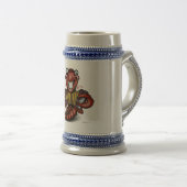 Kraubfisch Bierglas (VorderseiteRechts)