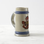 Kraubfisch Bierglas (Vorderseite Links)