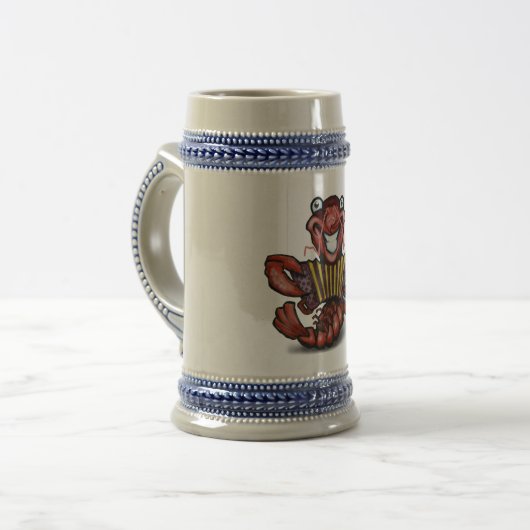 Kraubfisch Bierglas (Vorderseite Links)