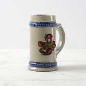 Kraubfisch Bierglas (VorderseiteRechts)