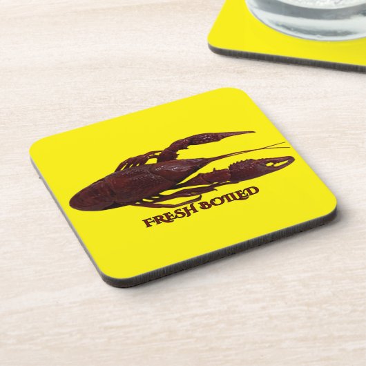 Kraubfisch Getränkeuntersetzer (Linke Seite)