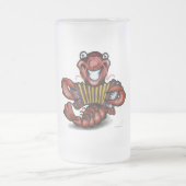 Kraubfisch Mattglas Bierglas (Mittel)
