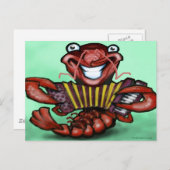 Kraubfisch Postkarte (Vorne/Hinten)