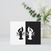 Kraubfisch Postkarte (Stehend Vorderseite)