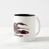 Kraubfisch Zweifarbige Tasse (VorderseiteRechts)