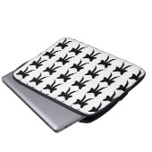 Krausbögen Laptopschutzhülle (Vorne Knopf)