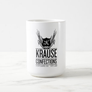 Krause Konfektionsartikel-Logo-Tasse Kaffeetasse