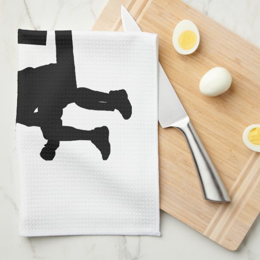 Kräuseln Sie sich, bis Sie schleudern Geschirrtuch (Viertel Falte)