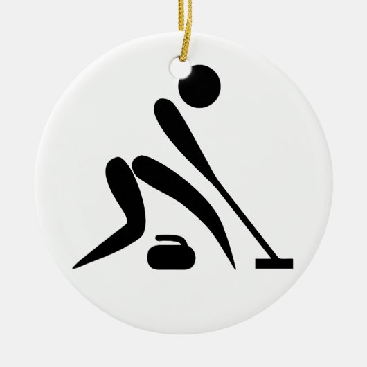 Kräuselnbilddagramm Keramik Ornament (Vorne)