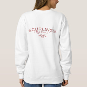 Kräuselnde alte Schule Sweatshirt