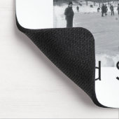 Kräuselnde alte Spitzenschule Mousepad (Ecke)