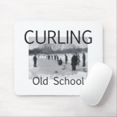 Kräuselnde alte Spitzenschule Mousepad (Mit Mouse)