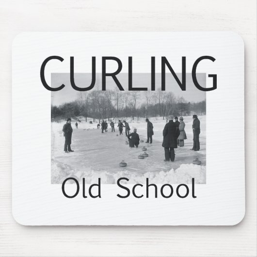 Kräuselnde alte Spitzenschule Mousepad (Vorne)