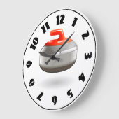 Kräuselnde Steinuhr Große Wanduhr (Winkel)