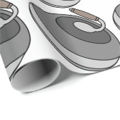 Kräuselnfelsen! Geschenkpapier (Rolleneckpunkt)