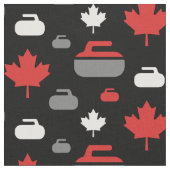 Kräuselnfelsen-Gewebe Kanadas Stoff (Nahaufnahme)