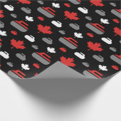 Kräuselnfelsen-Packpapier Kanadas Geschenkpapier (Ecke)