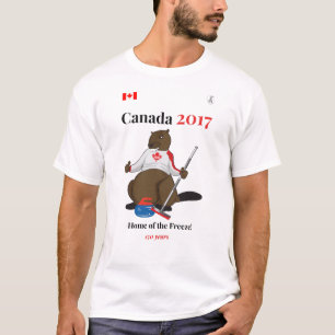 Kräuselnfrost Kanadas 150 im Jahre 2017 T-Shirt