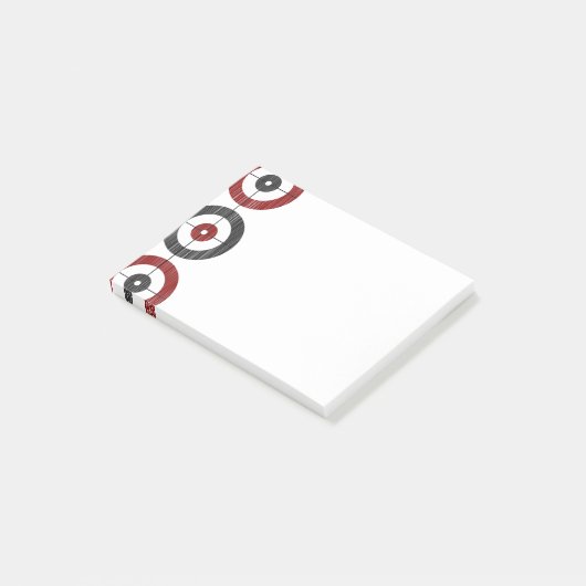 Kräuselnhaus-klebrige Anmerkungen Post-it Klebezettel (angewinkelt)