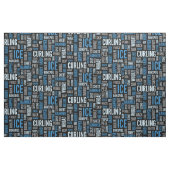 Kräuselnjargon-Gewebe - Blau und Schwarzes Stoff (Fat Quarter (45,7 x 55,9 cm))