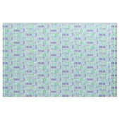 Kräuselnjargon-Gewebe - Grün und Blau Stoff (Yard (91,4 cm))