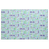Kräuselnjargon-Gewebe - Grün und Blau Stoff (Fat Quarter (45,7 x 55,9 cm))