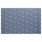 Kräuselnjargon-Gewebe - Rot, Weiß und Blau Stoff (Yard (91,4 cm))