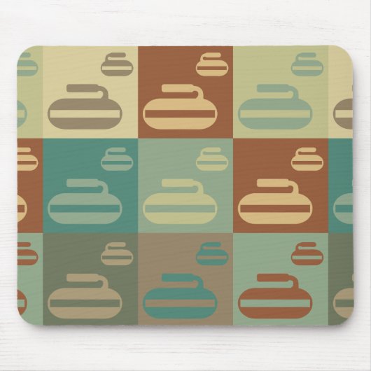 KräuselnPop-Kunst Mousepad (Vorne)