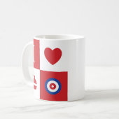 KräuselnTasse der Liebe I Kaffeetasse (Vorderseite Links)