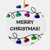 Kräuselnweihnachtslicht-Verzierung Keramik Ornament (Hinten)