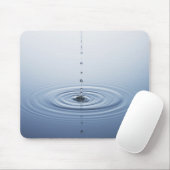 Kräuselung auf Wasser Mousepad (Mit Mouse)