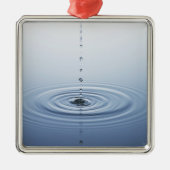 Kräuselung auf Wasser Ornament Aus Metall (Vorne)