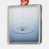 Kräuselung auf Wasser Ornament Aus Metall (Links)