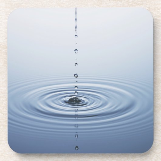 Kräuselung auf Wasser Untersetzer (Vorderseite)