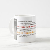 "Kräuselung der Hoffnung" Robert F. Kennedy Mug Kaffeetasse (Vorderseite Links)