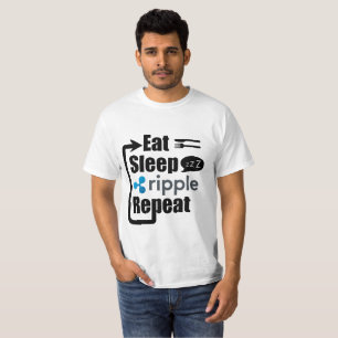 Kräuselung XRP essen Schlaf-T - Shirt