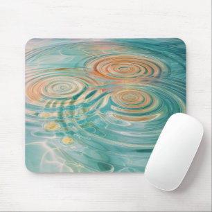 Kräuselungen der Ruhe Abstrakte Wasserharmonie Mousepad