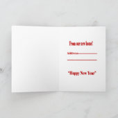 Kraut Feiertagskarte (Innenseite)