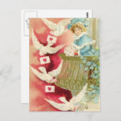 Kraut mit Vögeln Postkarte (Vorne/Hinten)