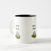 Kraut-Nerd Zweifarbige Tasse (Vorderseite Links)
