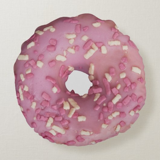 Kraut Rundes Kissen (Rückseite)