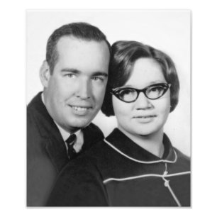 Kraut-u. Sues Verlobungs-Foto 1967 Fotodruck