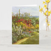 Kraut-und Blumen-Bahn Karte (Gelbe Blume)