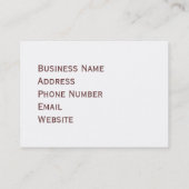 Kraut-und Gewürz-Visitenkarte Visitenkarte (Rückseite)