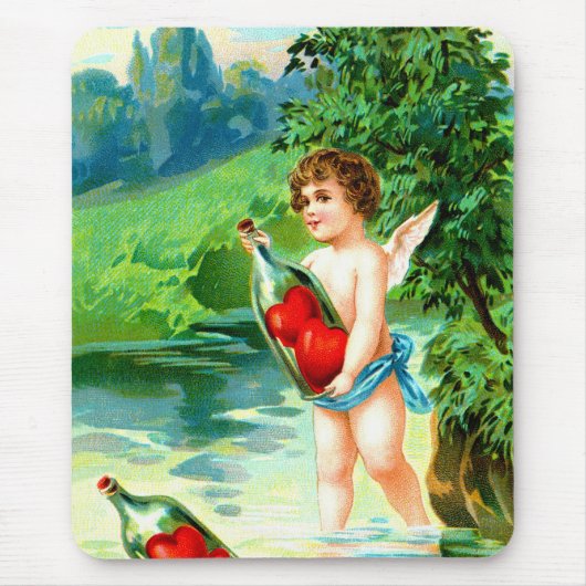 Kraut und Herz Mousepad (Vorne)