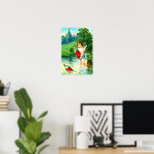 Kraut und Herz Poster (Heimbüro)
