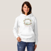 Kraut und Kerzen Advent Hoodie (Vorne ganz)